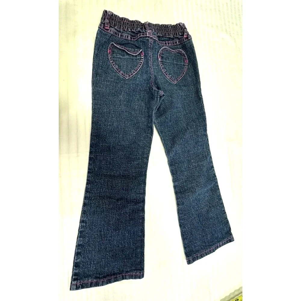 ZANA DI GIRLS JEANS HEART POCKETS SIZE 6X